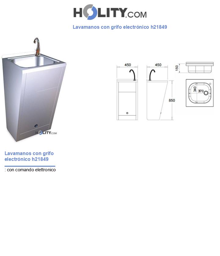 Lavamanos con grifo electrónico h21849