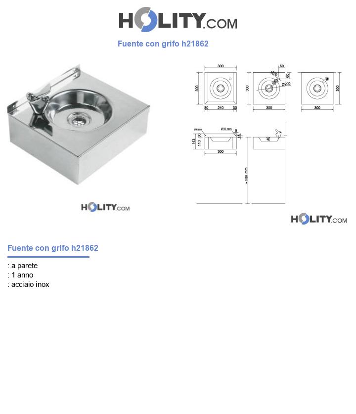 Fuente con grifo h21862