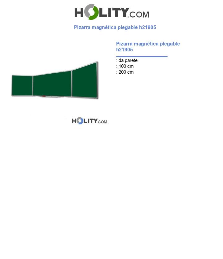 Pizarra magnética plegable h21905