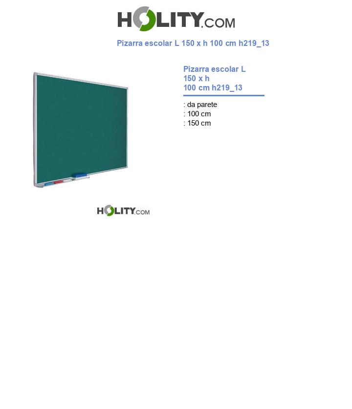 Pizarra escolar L 150 x h 100 cm h219_13