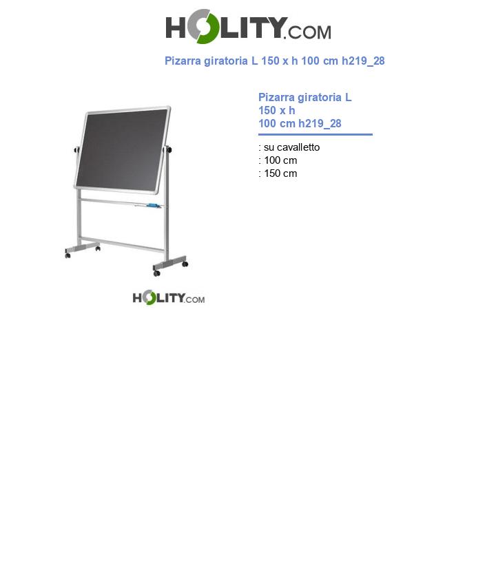 Pizarra giratoria L 150 x h 100 cm h219_28