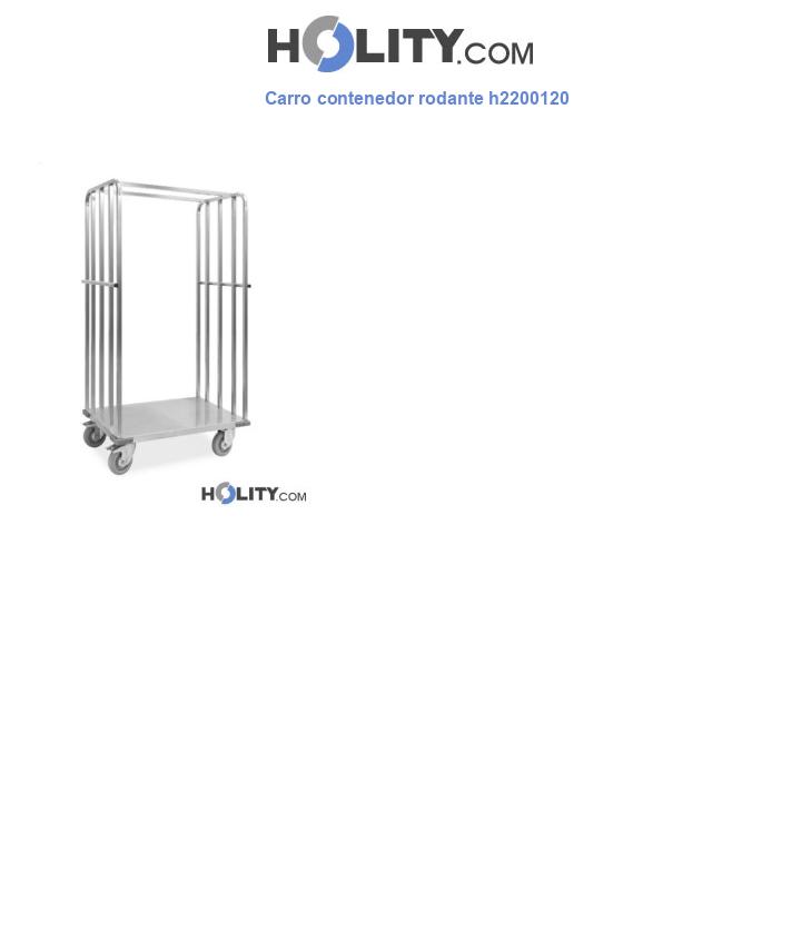Carro contenedor rodante h2200120