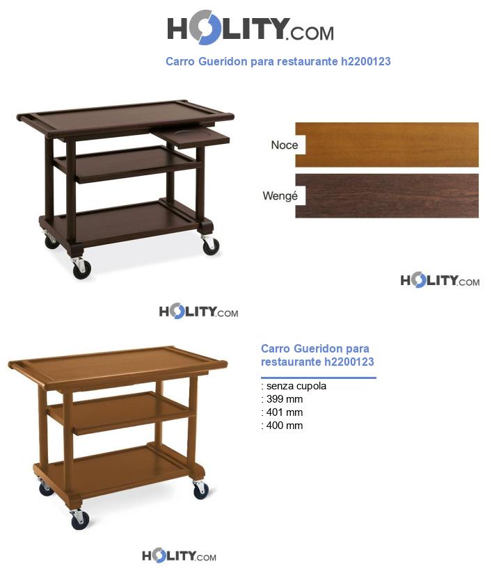 Carro Gueridon para restaurante h2200123