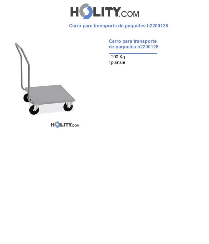 Carro para transporte de paquetes h2200126