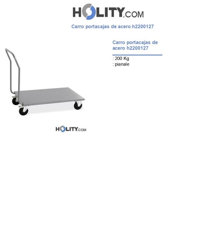 Carro portacajas de acero h2200127