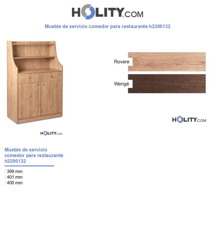 Mueble de servicio comedor para restaurante h2200132