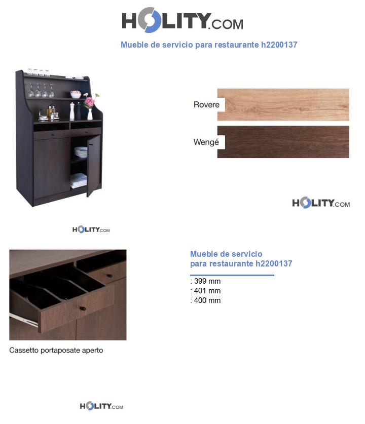 Mueble de servicio para restaurante h2200137