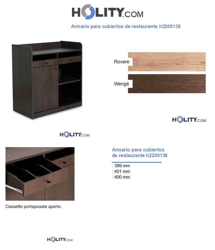 Armario para cubiertos de restaurante h2200138