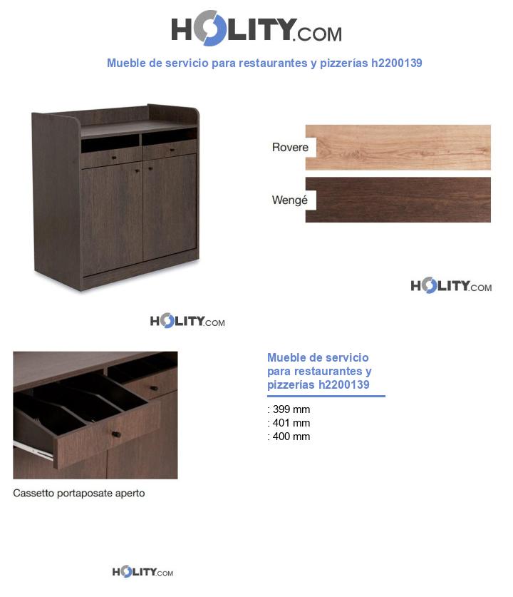 Mueble de servicio para restaurantes y pizzerías h2200139