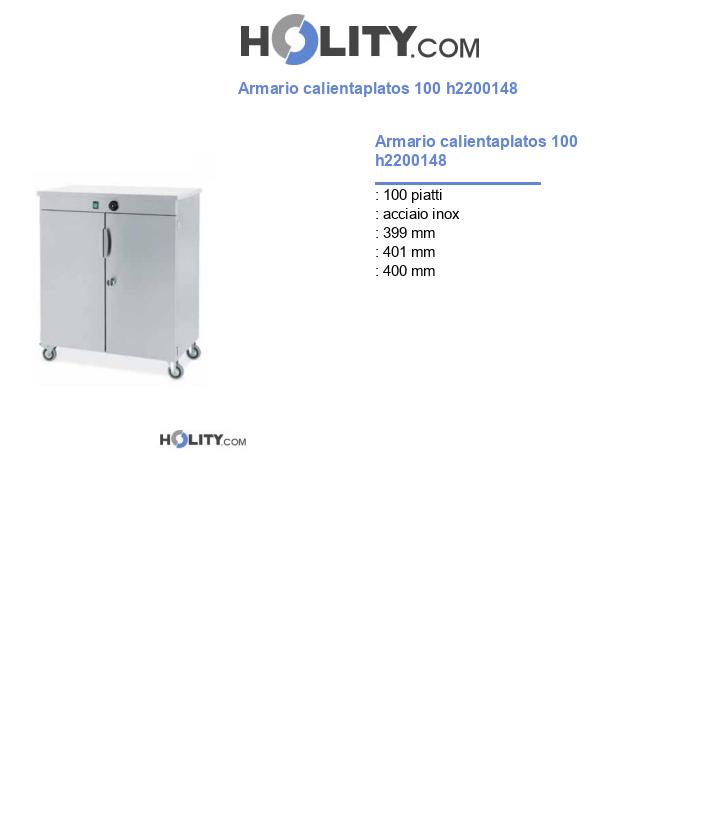 Armario calientaplatos 100 h2200148