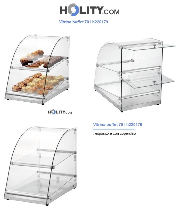 Vitrina buffet 70 l h220179