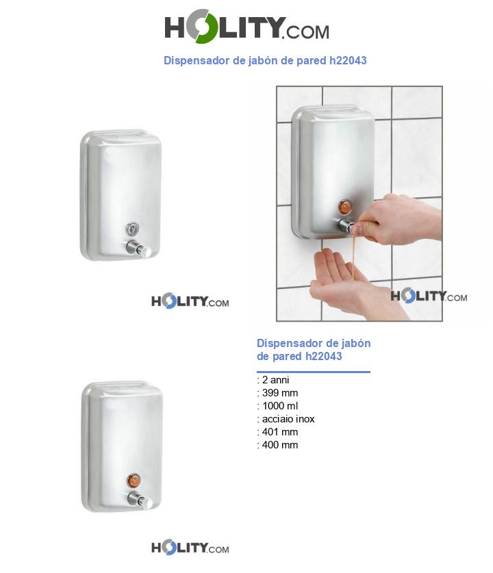 Dispensador de jabón de pared h22043