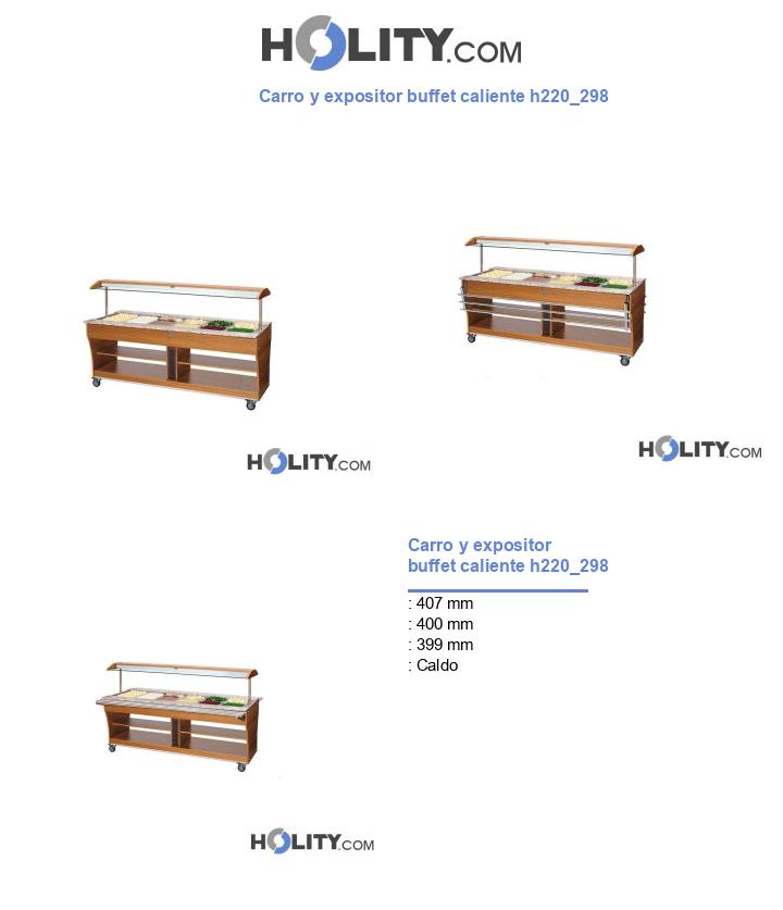Carro y expositor buffet caliente h220_298