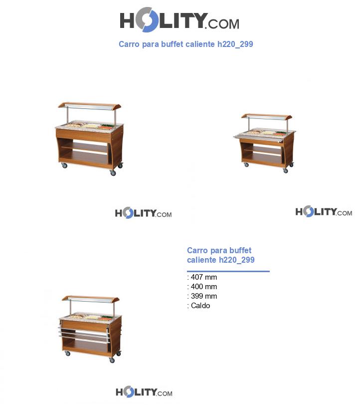 Carro para buffet caliente h220_299