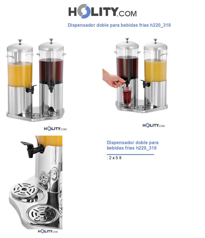Dispensador doble para bebidas frías h220_318