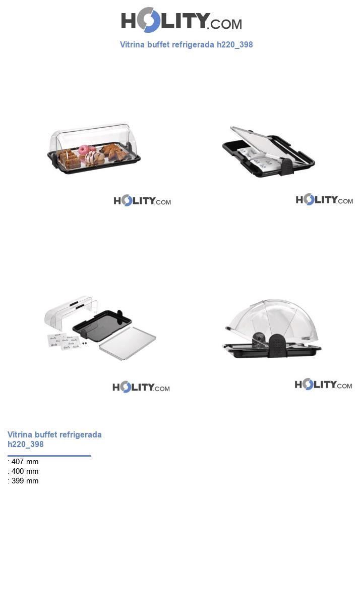 Vitrina buffet refrigerada h220_398