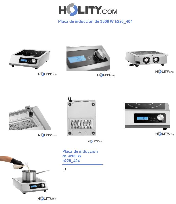 Placa de inducción de 3500 W h220_404