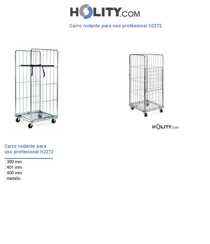 Carro rodante para uso profesional h2272