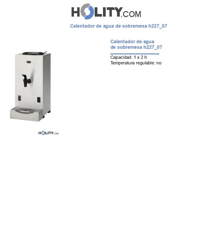 Calentador de agua de sobremesa h227_07