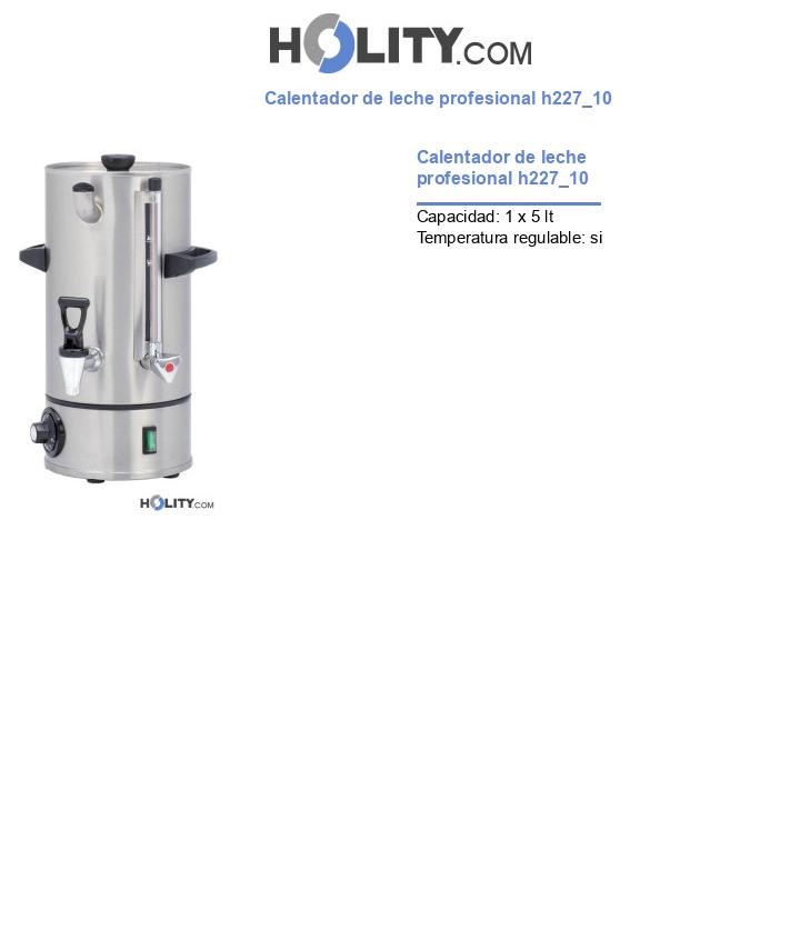 Calentador de leche profesional h227_10