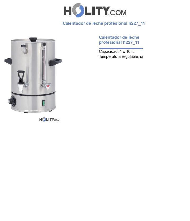 Calentador de leche profesional h227_11