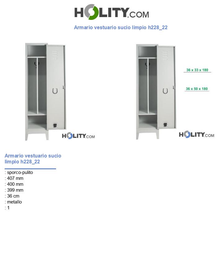 Armario vestuario sucio limpio h228_22