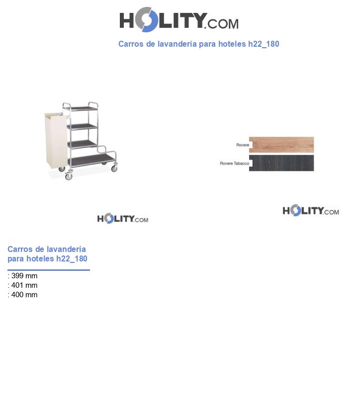Carros de lavandería para hoteles h22_180