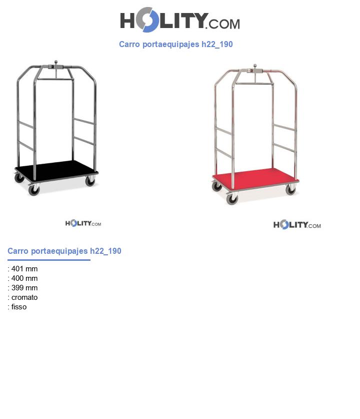 Carro portaequipajes h22_190