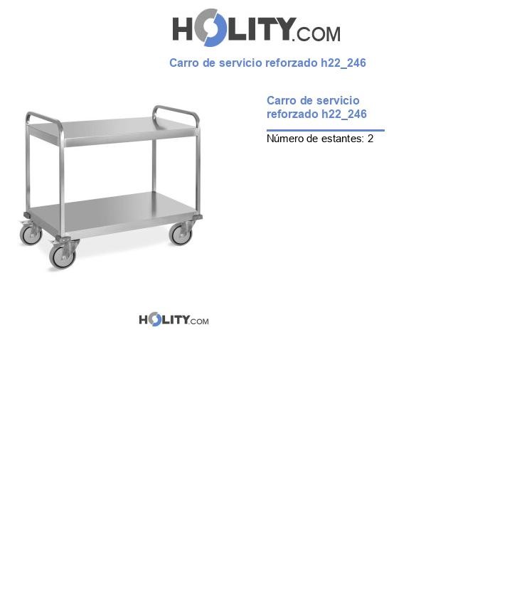 Carro de servicio reforzado h22_246
