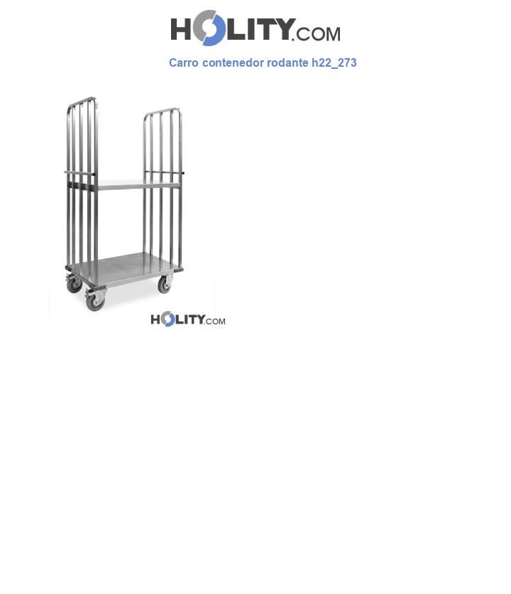 Carro contenedor rodante h22_273