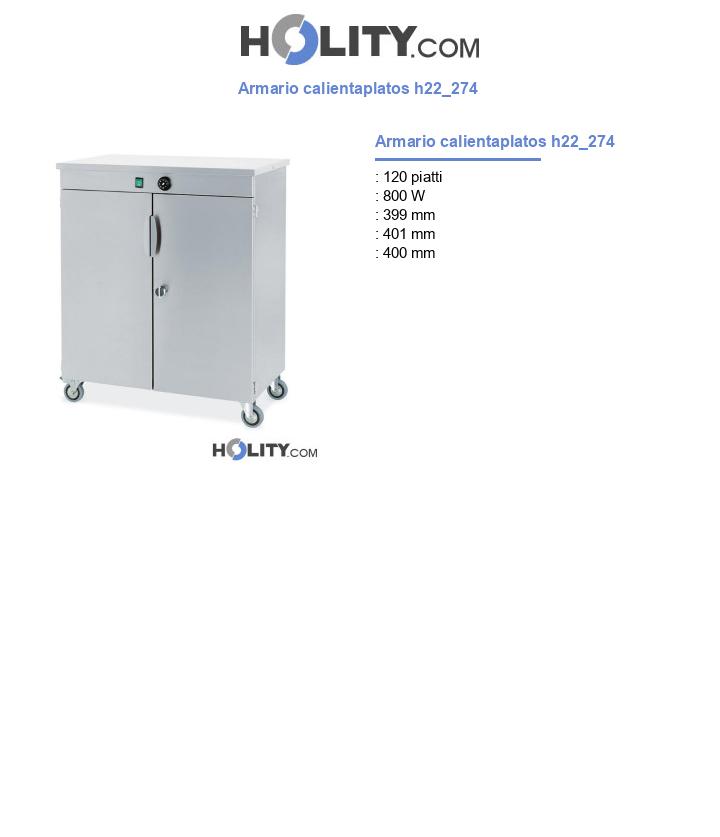 Armario calientaplatos h22_274