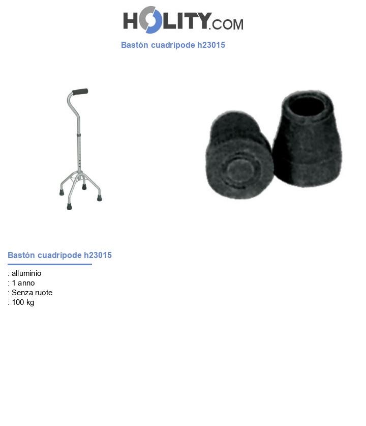 Bastón cuadrípode h23015