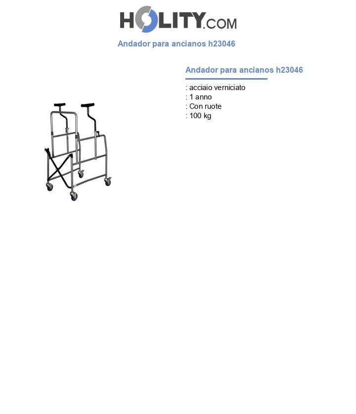 Andador para ancianos h23046