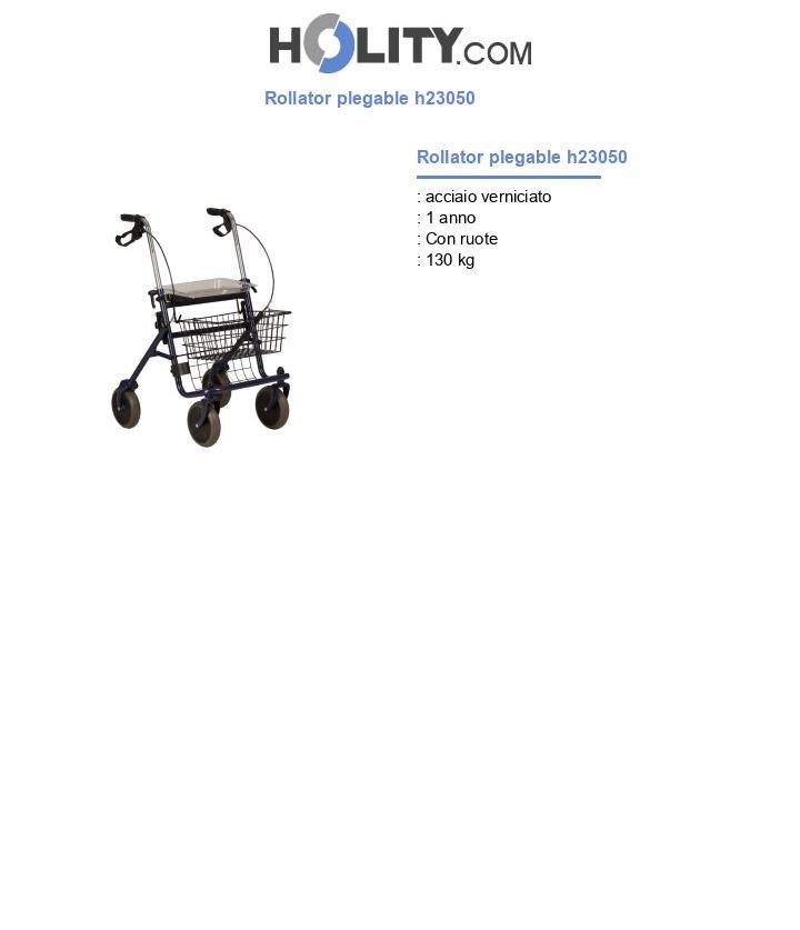 Rollator plegable h23050