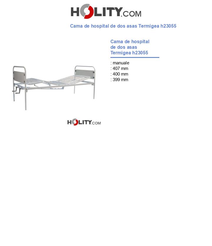 Cama de hospital de dos asas Termigea h23055