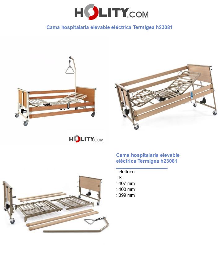 Cama hospitalaria elevable eléctrica Termigea h23081