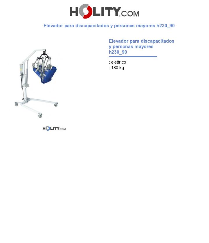 Elevador para discapacitados y personas mayores h230_90