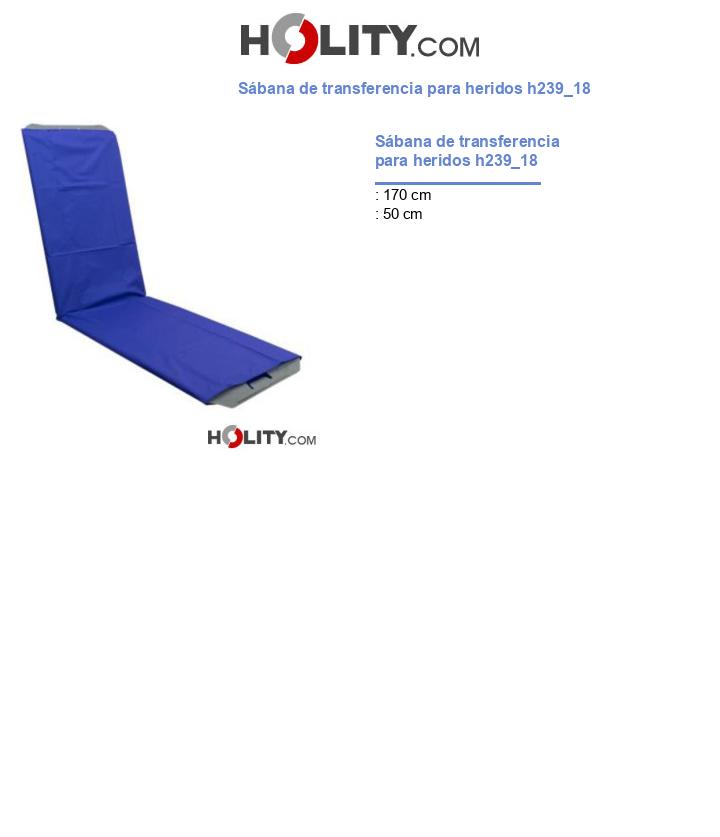 Sábana de transferencia para heridos h239_18