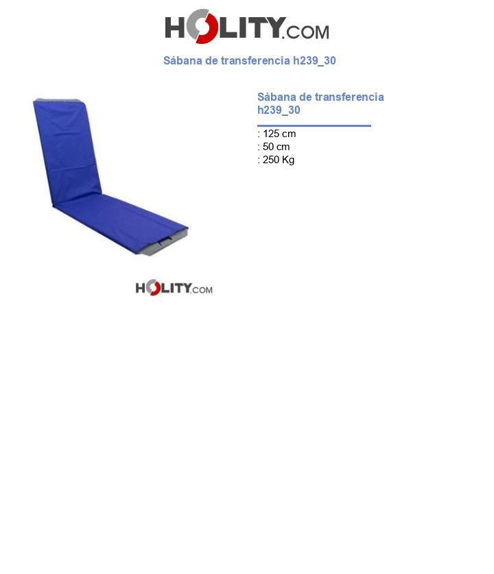 Sábana de transferencia h239_30