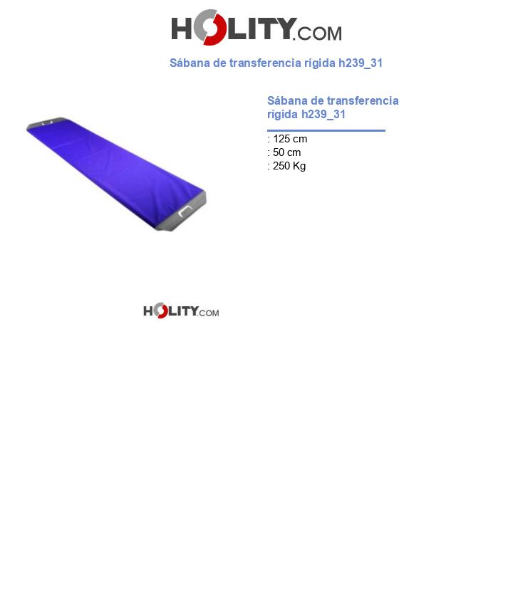 Sábana de transferencia rígida h239_31
