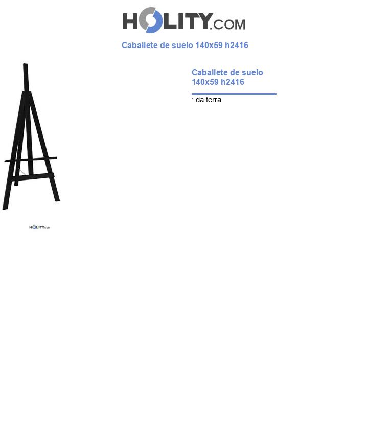 Caballete de suelo 140x59 h2416