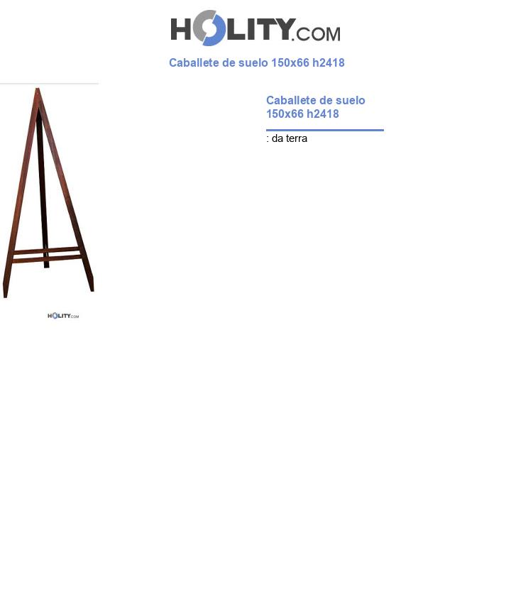 Caballete de suelo 150x66 h2418
