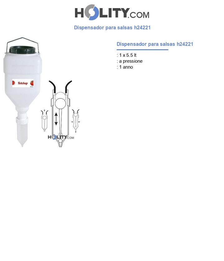 Dispensador para salsas h24221