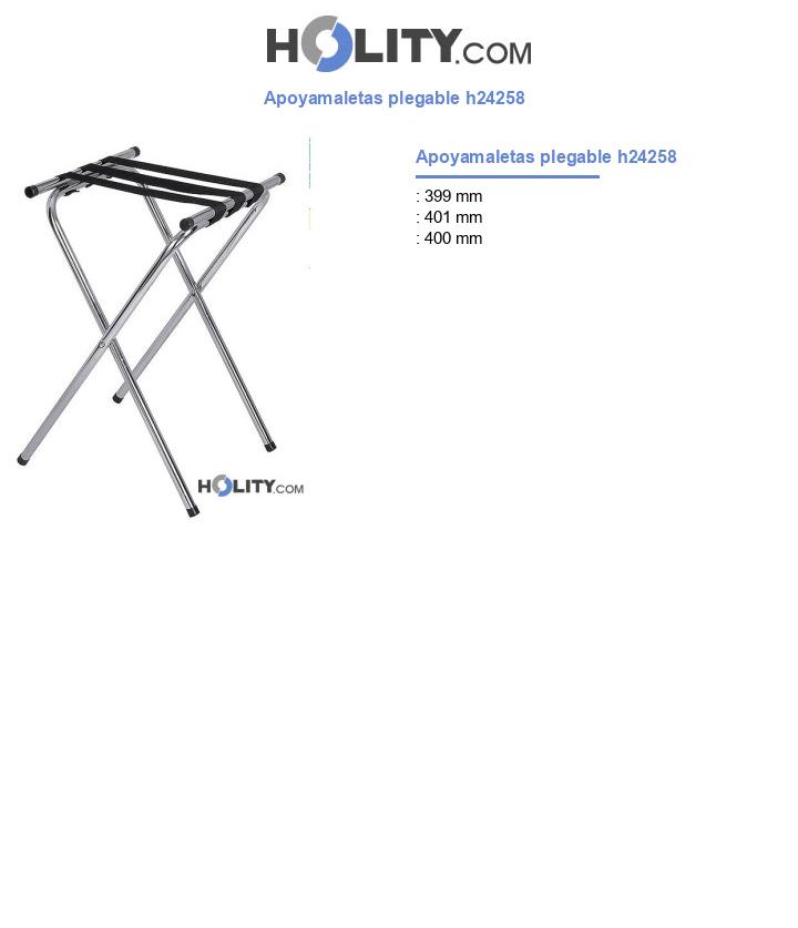 Apoyamaletas plegable h24258