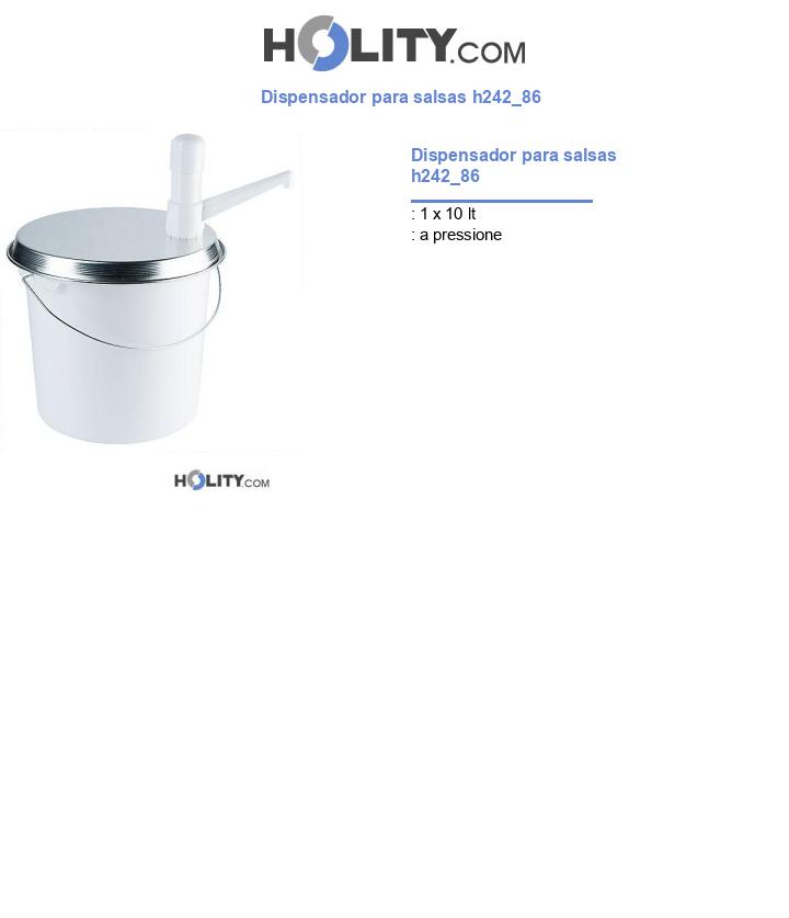 Dispensador para salsas h242_86