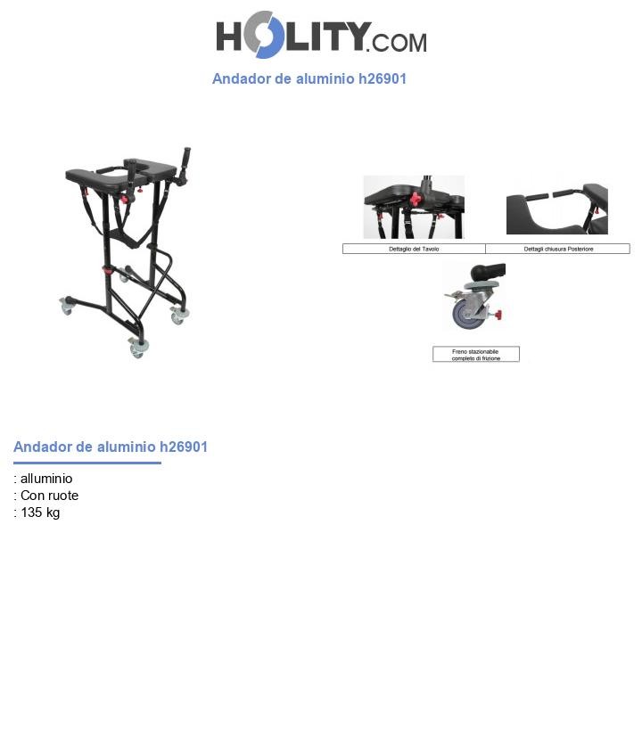 Andador de aluminio h26901