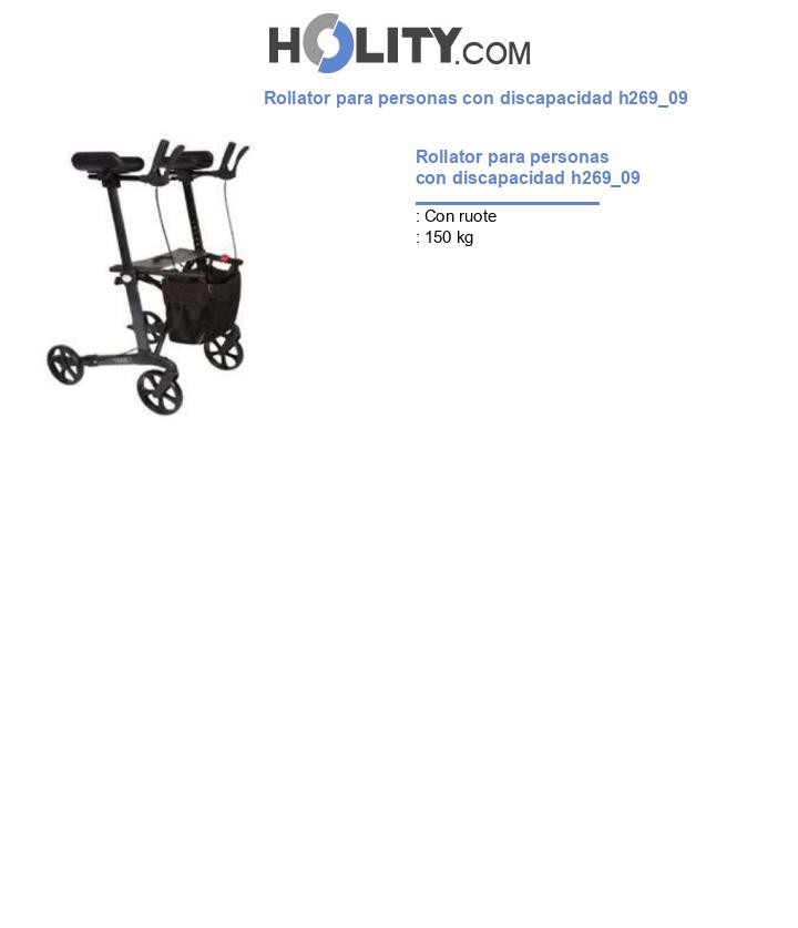 Rollator para personas con discapacidad h269_09