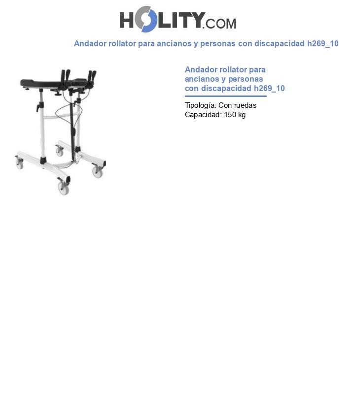 Andador rollator para ancianos y personas con discapacidad h269_10