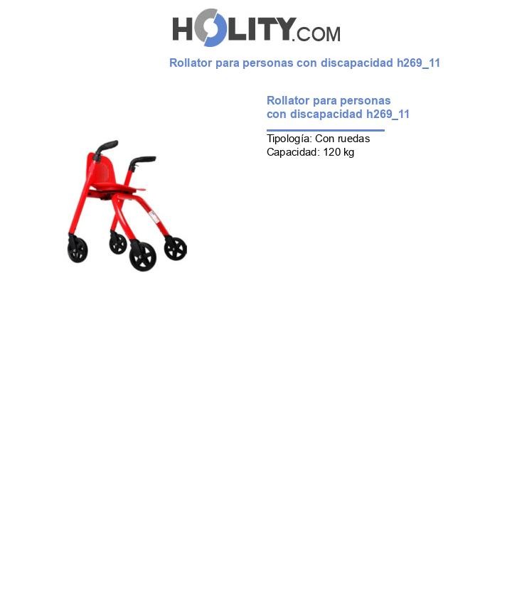 Rollator para personas con discapacidad h269_11