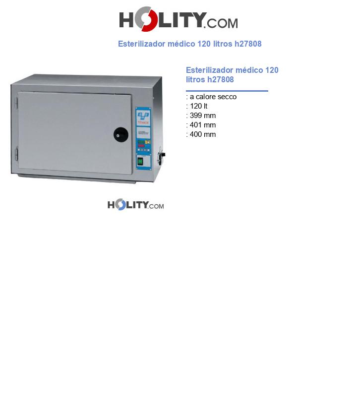 Esterilizador médico 120 litros h27808
